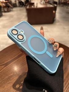 AO.HU | Magnetic Charging Protective Phone Case Anti-Fall Anti-Fingerprint Full-Cover Lens Film