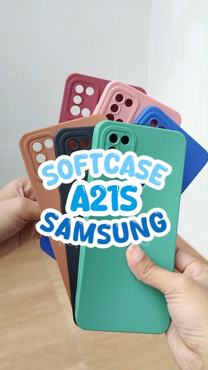 Soft Case Samsung A21S A21 S Casing Silicon Silikon Cover Sopkes