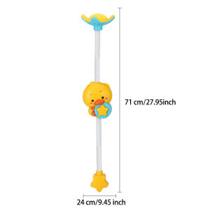 New Cute Duck Shower Electric Bath Toy for Kids Interactive Water Spray Play Game Sensory Toys Bathtime Fun Gift for Toddlers