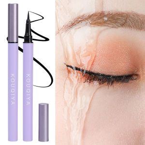 Liquid Waterproof Eyeliner Pencil Makeup Soft Black Long Lasting Women Extra Fine Professional Eyes Liner Cosmetics