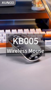 Xundd Honeycomb Wireless 2.4G Gaming Mouse Silent Transparent Bluetooth Rechargeable Game Mice