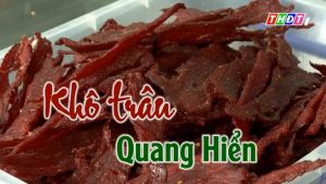 Khô bò tây bắc Quang Hiển đậm đà hương vị tự nhiên đồ ăn vạt thơm ngon vị ngọt tự nhiên Snack Ăn Vặt hộp 100gr