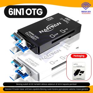 [COD] NVN-CR2 OTG 6 IN 1 TYPE C AND MICRO USB WITH CARD READER FLASHDISK