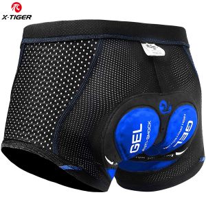 X-TIGER Mens Cycling Underwear with 5D Gel Cushioned MTB Boxer Cycling Shorts Road Cycling Underwear Cycling Equipment