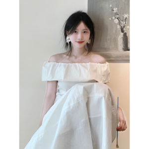 YUEZHONGWEI | Off-shoulder Short-sleeve T-shirt Slimming