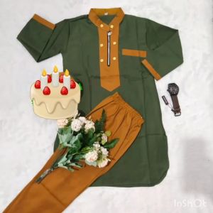 Desain Jasko Anak Laki-Laki: Setelan Baju Anak Laki-Laki Koko Jasko Kurta