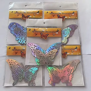 12PCS 3D Butterfly Decoration for Bedroom Living Room Wedding Party Bouquet DIY Decor