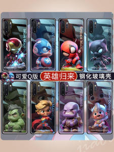 Creative Personalized Anti-Fall Glass Phone Case for Samsung S23 S24 Ultra S21 FE Note20 A55 A80 A34 Trendy Brand A53 S10 Protection