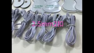 YINHANG | 2 Way 4-Way Machine Massager Electrode Pads Button Cable Standard Connection Massage Lead Wires for TENS Unit