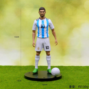 Bandai | 2026 New Football Star C.Ronaldo Messi Mbappe Model Dolls Cartoon Cute Action Figure Car Accessories Football Fans Gifts