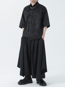 JIARONG | Summer New Chinese Style Mens Large Size Set