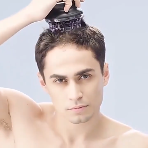 Full Self Barber Mens Electric Clippers Electric Razor Bald Round Position Head UFO Saucer Haircut Trimmer Cordless