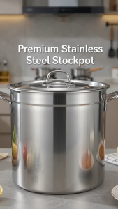 Nipiin Soup Bucket Stockpot Food Storage Large Capacity Stew Pot Dispensers Insulation Container with Lid