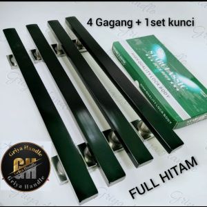 Paket Handle pintu rumah minimalis 33 cm 45 cm 60 cm warna hitam natural putih/Tarikan pintu rumah 2 pintu/satu paket Gagang pintu kupu Tarung/Gagang pintu 2 kupu Tarung/Tarikan pintu rumah 2 pintu kayu/Handle pintu minimalis 4 pcs/Handle pintu rumah