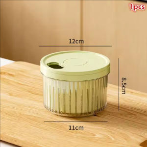 YESPERY Food-Grade Onion Garlic Fresh-keeping Container with Pour Spout Draining Basket Kitchen Refrigerator Storage Box