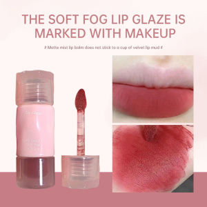 【COD】Lip Glaze Soft Mist Lip Glaze Matte Dengan Warna Tahan Lama Lip Glaze Velvet-💞Margot