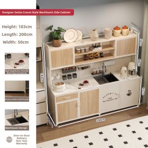 Multifunction Wall-Attached Storage Cabinet