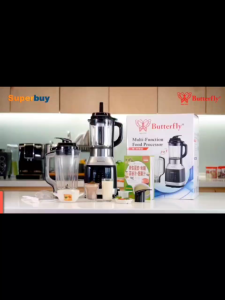 Butterfly Multi Function Food Processor 2L (Titan) & 1.75L (Glass) B-580