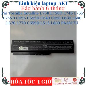 Pin laptop Toshiba Satellite L645 L740 L750 L750D L745 L755 L755D C655 C655D C640 C650 L630 L640 L670 L770 C655D L515 L510 L600 PA3817U-1BR PABAS228