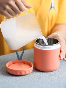 Food Jar Thermos Soup Porridge Warmer Food Container 304 Stainless Steel Insulator Portable Lunch Box with Spoon Baby Student Children