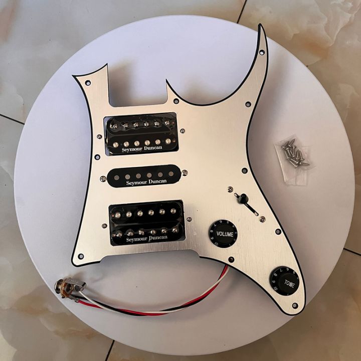 Loaded Ibanez Guitar Pickguard HSH Pick Guard Seymour Duncan SH1N SSL-1 TB4 Ainico 5 Pickups Multi Switch For IBAZ RG Series Electric Guitar Part Replacement