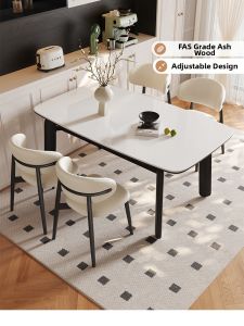 Pashaman | Expandable French Vintage Solid Wood Dining Table
