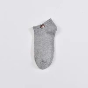Korean Socks With Cute Bear Cartoon Soft Cotton Socks Ten Colours / Stoking Comel