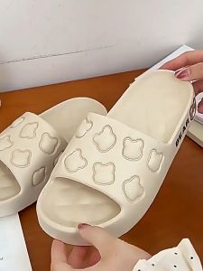 Ms Ribbon Eva Bear Ladies Slippers Woman Sandals Selipar Perempuan 小熊女拖鞋凉鞋