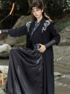 Original Subtle Dragon Mens Hanfu Costume Set Cool Martial Arts Style Northern Song Dynasty Embroidery Youth Travel Outfit