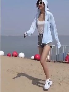 Jaket matahari Hoodie Pelindung UV Anti Air Anti MatahariCocok Untuk Olahraga Luar Ruangan Siang Hari SH JK02
