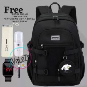 Tas ransel banyak bonus nya motif cinnamoroll 5in1 tas sekolah anak