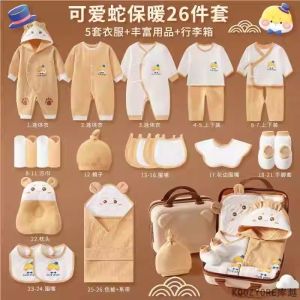 High-End Snake Year Newborn Clothes Gift Box Baby Clothes for One Month Old Babies Cotton 100% Infant Gift Box Baby Shower Gift