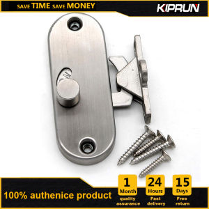 Kiprun khóa cửa trượt 90 độ di chuyển cửa góc phải khóa riêng tư khóa 304 thép không gỉ khóa cửa trượt và chốt Bolt khóa chốt ổ khóa