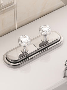 Universal Toilet Flushing Button for Nail Salon Bathroom Water Tank Flush Switch Key Plastic Toilet Lid Lifter Household Tool