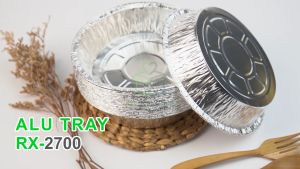 Alumunium Foil Tray Cup RX 2700 Kue Cake Lasagna Macaroni Schotel Pie Bolu Brownies isi 50 pcs