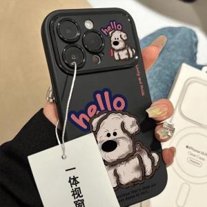 Hello Graffiti Puppy for Oppoa3pro Phone Case A57/A2M Protective Case A1/A3 Active Version A58x/A56s Drop-Resistant A96/A53s Silicone A72/A55s All-Inclusive A97/A11