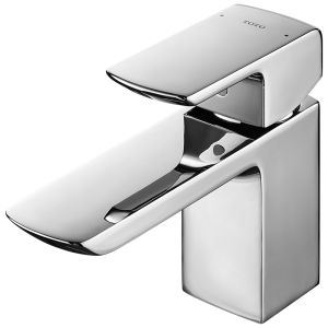 Square Single Handle Sink Faucet Hot and Cold Water