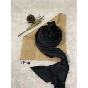 HIJAB PASHMINA KAOS RAYON RAYON TURKI SAWHL BAHAN TEBAL HALUS DAN LEMBUT UKURAN DEWASA P.170 X L.75 CM