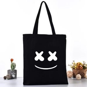 ToteBag Resleting Kanvas Muat Laptop