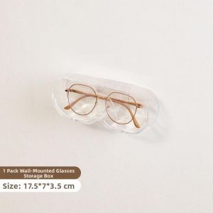 NAIFUNA | Waterproof No-Drill Wall Mounted Eyeglasses Storage Shelf