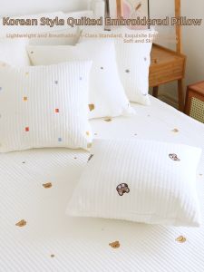 Korean Quilted Cartoon Simple Pillow Cover Square