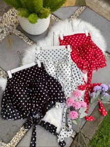 MDN. งานเซ็ทสองชิ้น เกาะอกดอกกุหลาบ+กระโปรง ผ้ายืดซีทรู