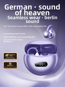 Newyu | Bluetooth Bone Conduction Non-In-Ear Sport Headphones Long Battery Life