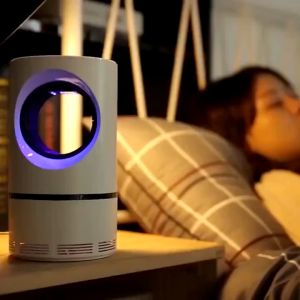 Perangkap Nyamuk Jebakan Lalat Kipas Lampu LED UV Ultraviolet Elektrik - YSShop