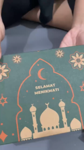 Snack Box Motif R5J Motif Masjid - foto Kotak Snack Nuansa Islamic - Kotak Kue Untuk Snack Box Ramadhan