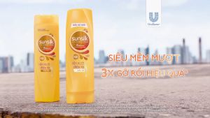 Dây dầu xả Sunsilk mềm mượt 10 gói x 6g