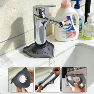Compact Silicone Kitchen Sink Faucet Splash Proof Mat Tap Water Diversion Splash Guard Drain Pad