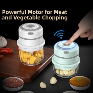 Wireless Electric Garlic Pressing and Grinding Machine
