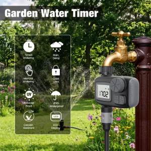 Intelligent Watering Timer Automatic Intelligent Watering System Faucet Hose Programmable Timer Controller Suitable Garden Lawn