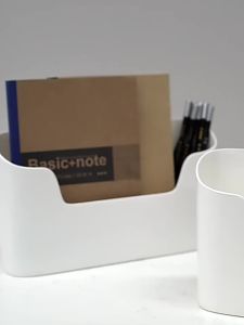 Self Adhesive Wall Mounting Storage Box for Clutter Plastic